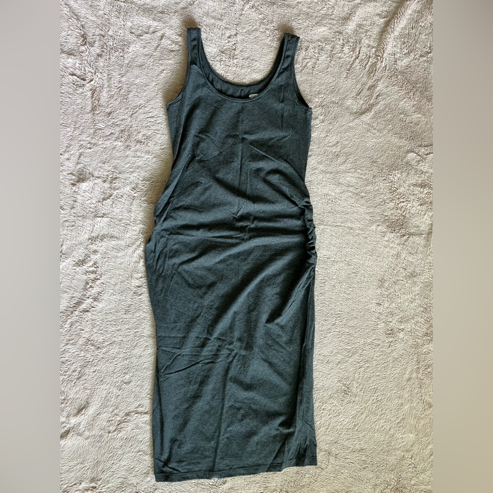 Gray Old Navy maternity tank dress. Size Medium